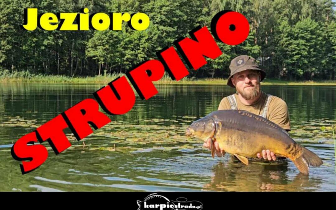 Łowienie nad Kaszubskim jeziorem Strupino